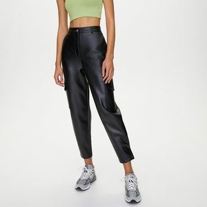 Aritzia vegan leather pants